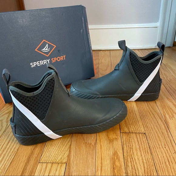 Sperry Cutwater Deck Boot Black Size 9 - Picture 7 of 14